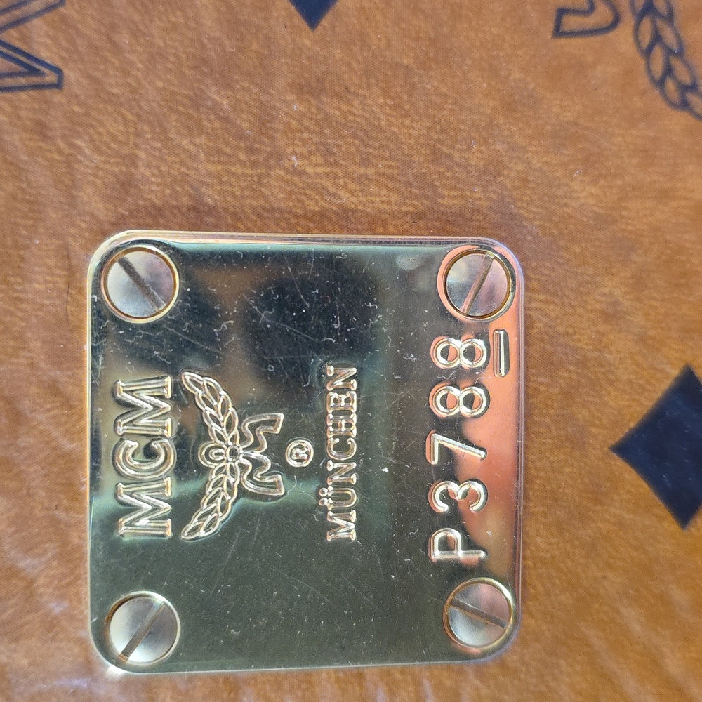 MCM Cognac Visetos Satchel - Picture 2 of 12